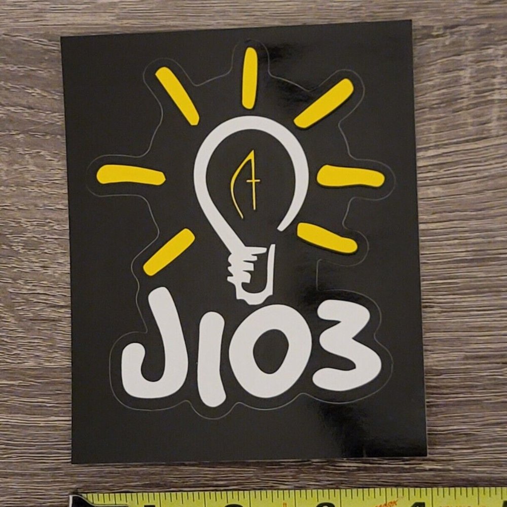 Radio Station Vinyl Sticker